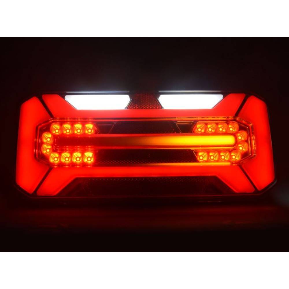 Lampa spate 305x132, 6 functii, semnalizare dinamica, stanga, X W184 1278 DD L Was
