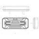 Lampa spate 305x132, 6 functii, semnalizare dinamica, stanga, X W184 1278 DD L Was