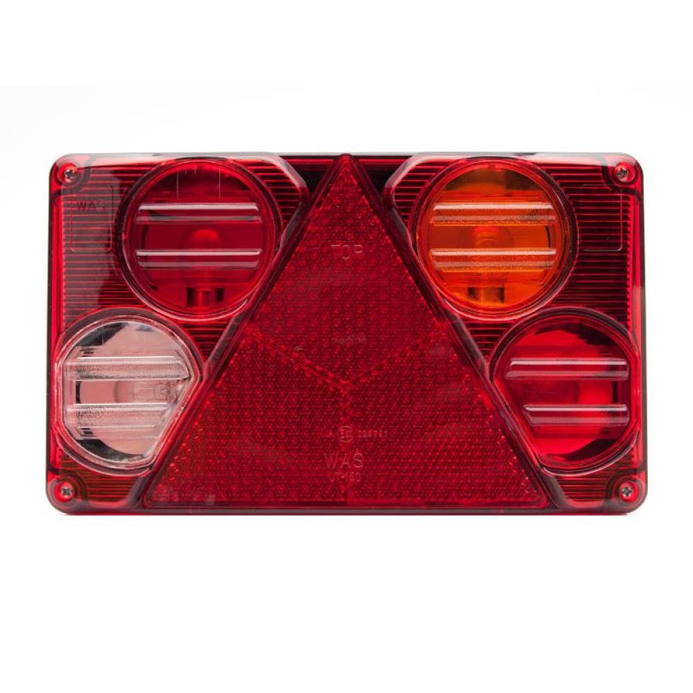 Lampa spate 232x142, 6 functii, cu triunghi, cu mers inapoi, dreapta, W70P 388C Was  