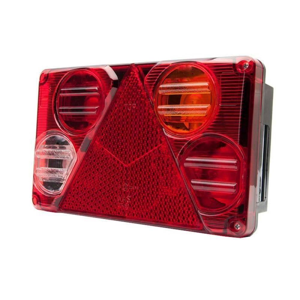Lampa spate 232x142, 6 functii, cu triunghi, cu mers inapoi, dreapta, W70P 388C Was  