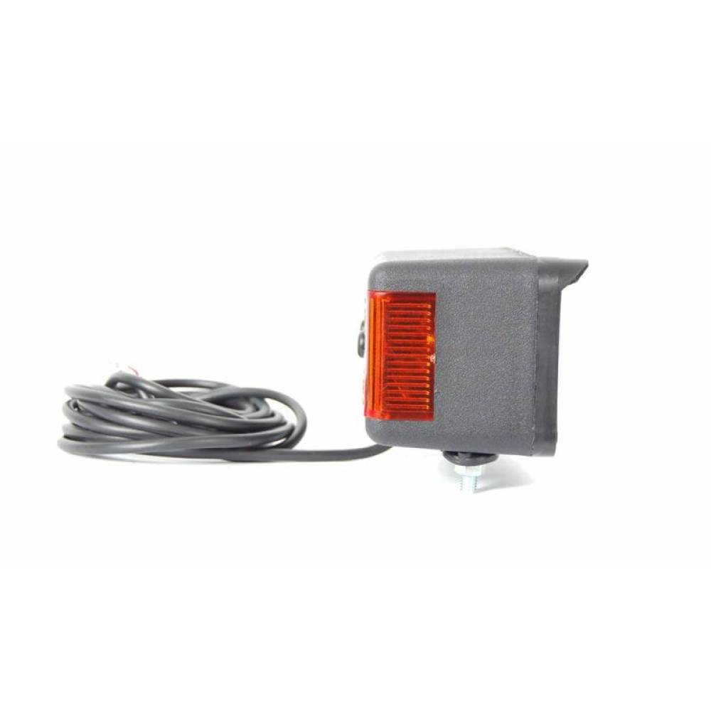 Lampa semnalizare fata cu pozitie, LED si bec, stanga, 150x80, W07DZP 490 Was