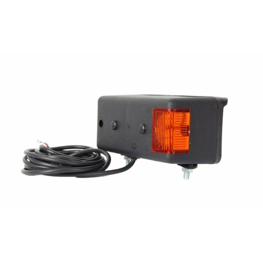 Lampa semnalizare fata cu pozitie, LED si bec, stanga, 150x80, W07DZP 490 Was