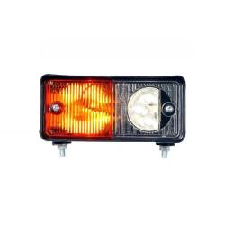 Lampa semnalizare fata cu pozitie, LED si bec, stanga, 150x80, W07DZP 490 Was