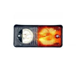 Lampa semnalizare fata cu pozitie, LED si bec, dreapta, 150x80, W07DZP -492 Was