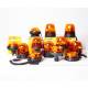 Girofar 12/24V, h155, 8 LED-uri, prindere in 3 suruburi, Vega 8093/a/P SACEX