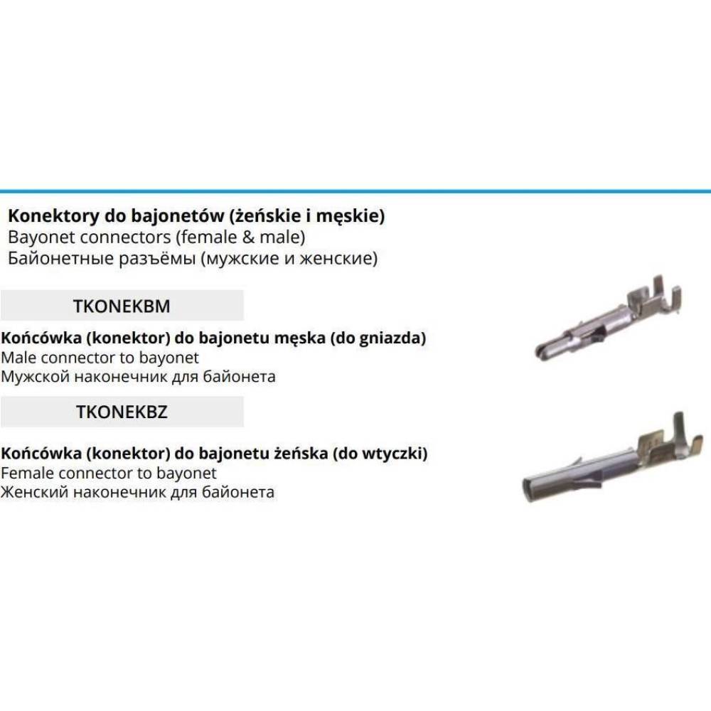 Papuc electric baioneta mama pentru Mufa Bayonet TkonekBZ Horpol