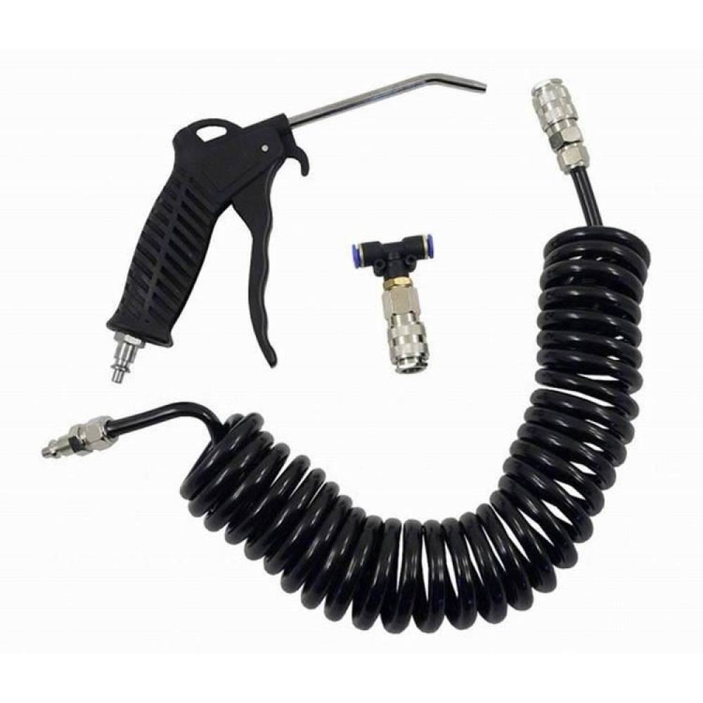 Furtun cu pistol aer cabina 5m/8mm, 13ATM, cu mufa T  3/8