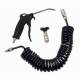 Furtun cu pistol aer cabina 5m/8mm, 13ATM, cu mufa T  3/8