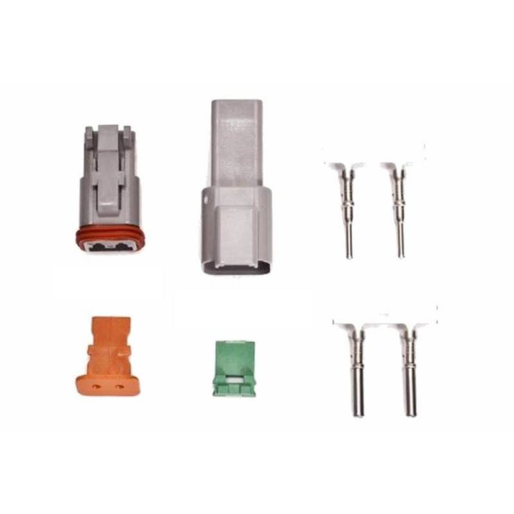 Mufa conector fisa tata cu 2 pini -mama, tip Deutsch DT06-2S / WTY DS M05 Mufa conector fisa tata cu 2 pini -mama, tip Deutsch DT06-2S / WTY DS M05