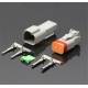 Mufa conector fisa tata cu 2 pini -mama, tip Deutsch DT06-2S / WTY DS M05 Mufa conector fisa tata cu 2 pini -mama, tip Deutsch DT06-2S / WTY DS M05