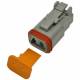 Mufa conector fisa tata cu 2 pini -mama, tip Deutsch DT06-2S / WTY DS M05 Mufa conector fisa tata cu 2 pini -mama, tip Deutsch DT06-2S / WTY DS M05