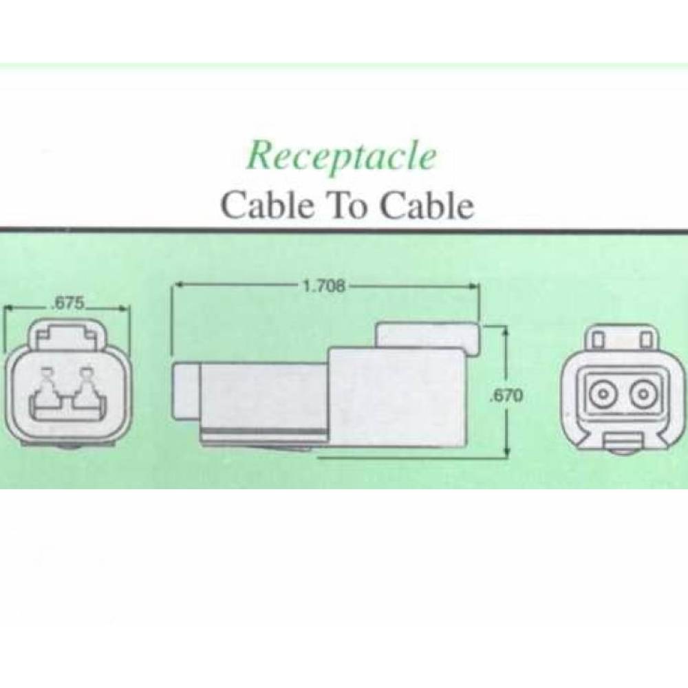 Mufa conector fisa tata cu 2 pini -mama, tip Deutsch DT06-2S / WTY DS M05 Mufa conector fisa tata cu 2 pini -mama, tip Deutsch DT06-2S / WTY DS M05