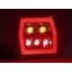 Lampa spate 99.6x93, 3 functii, LED, Neon, FT-122 Fristom Lampa spate 99.6x93, 3 functii, LED, Neon, FT-122 Fristom