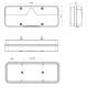 Lampa stop 400x153, 6 functii, stanga, bec, Kingpoint FT-500-15 Fristom