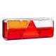 Lampa stop 400x153, 6 functii, Led, stanga, mufa AMP, Kingpoint, FT-500-16LED, Fristom