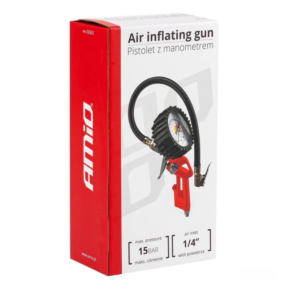 Pistol aer roti cu manometru 15bar PT15 02633 Amio