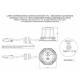 Girofar 12/24V, h94, 48 LED-uri, prindere cu magnet, LDO 2275 Horpol