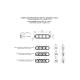 Proiector stroboscopic 4 LED-uri 12-24V, 6W, LDO 2258 Horpol