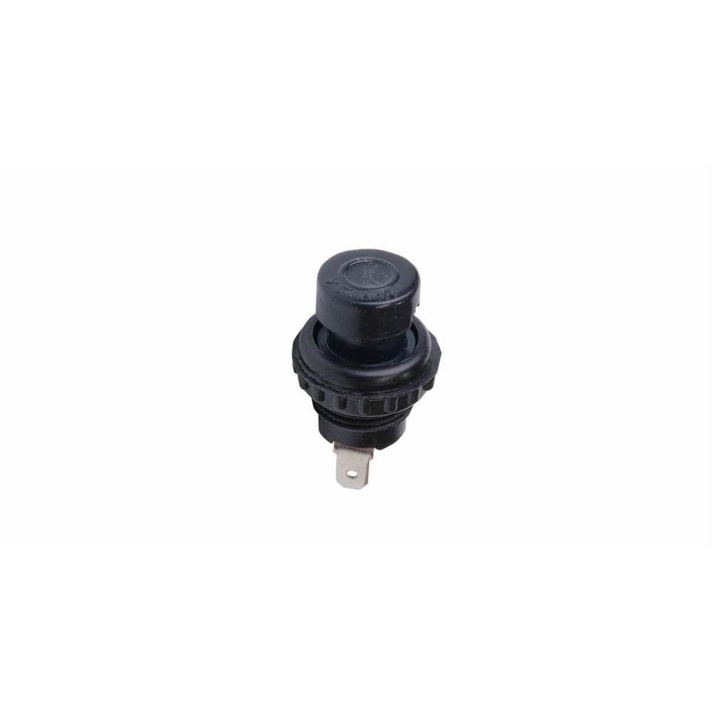 Buton pornire cu revenire, plastic, negru, 24V Ka-E4014