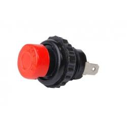 Buton pornire cu revenire, plastic, rosu, 24V Ka-E4015