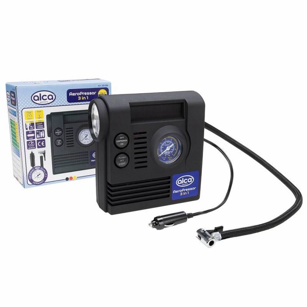Compresor aer 12V, 3 in 1, 300psi, cu lanterna 233.00 Alca