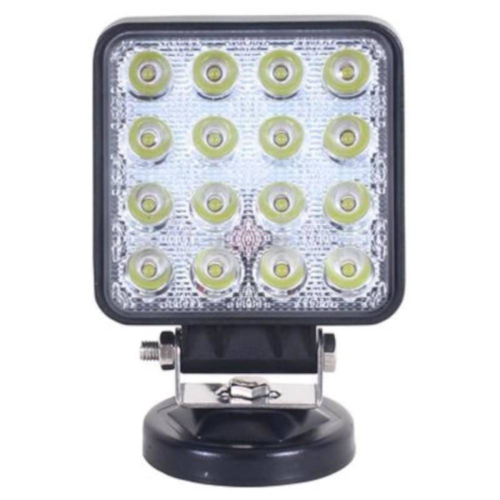 Proiector lucru 105x105, LED, 10-30V / 48W, 3120lm, spot,48SQ
