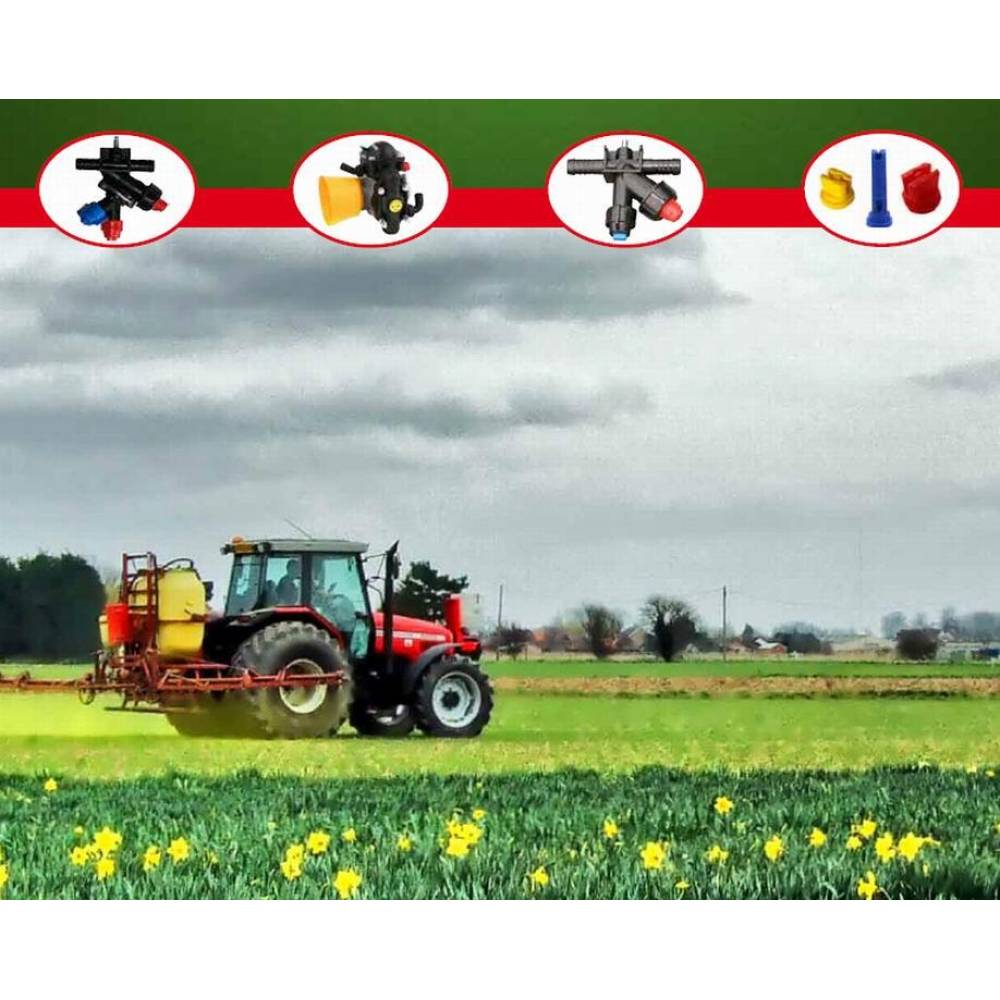 Stropitor erbicidator pentru țeavă FI 20, complet cu duză și picurător, Agroplast 0-100/09 SA71