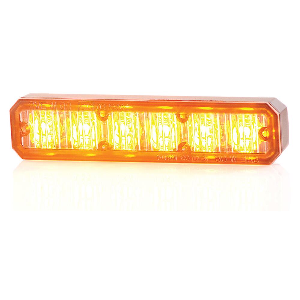 Proiector stroboscopic 12/24V h 32.8x146.5, 6 LED-uri, grila, W117, 898.1 Was