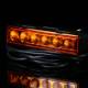 Proiector stroboscopic 12/24V h 32.8x146.5, 6 LED-uri, grila, W117, 898.1 Was