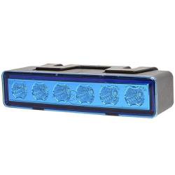 Proiector stroboscopic 12/24V, h32.8 x 146.5, 6 LED-uri, in grila, W117, 899.1  WAS