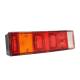 Lampa stop 465x130, 7 functii cu numar, LED si bec, hibrid, stanga W26DzL 662Sz Was