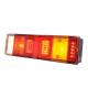 Lampa stop 465x130, 7 functii, LED si bec, hibrid, dreapta, W26DzP 663Sz Was