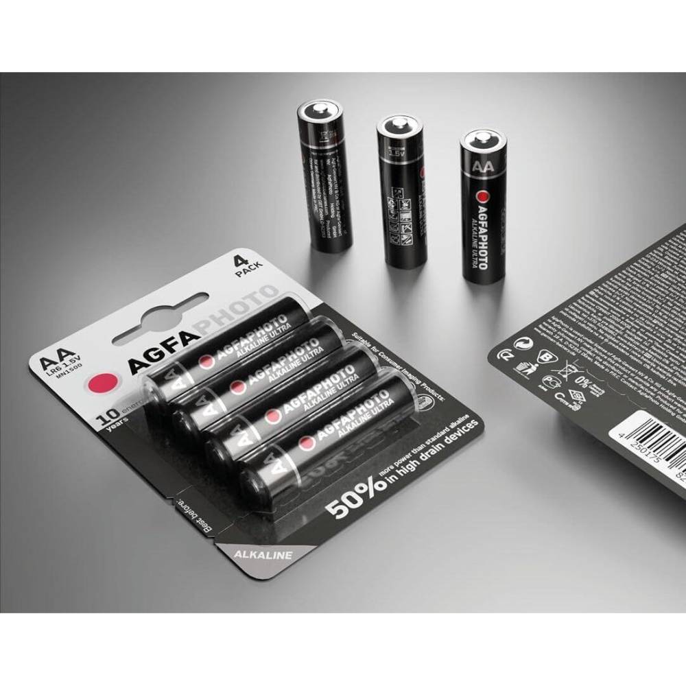 Baterie alcalina AGFA ULTRA LR06, set4b, AA (R6) MN1500 APUAA / A821887