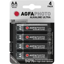 Baterie alcalina AGFA ULTRA LR06, set4b, AA (R6) MN1500 APUAA / A821887