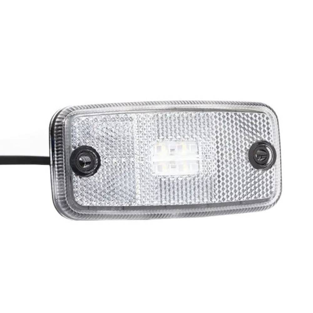 Lampa gabarit 110x54, LED, alba (iveco) FT-019B Fristom
