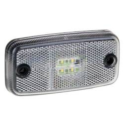 Lampa gabarit 110x54, LED, alba (iveco) FT-019B Fristom