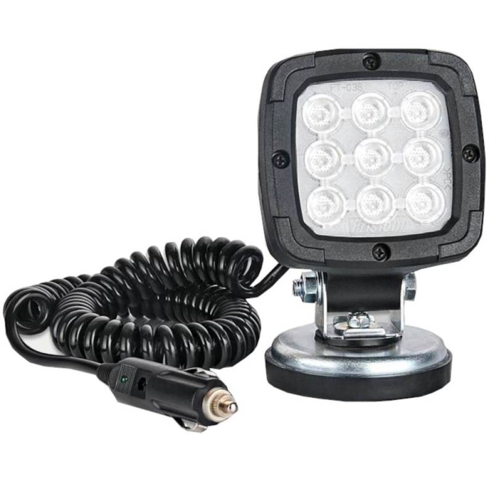 Proiector lucru 100x100, LED, 650lm, magnet, cablu 8m, FT-063LED + MAG M78 Fristom