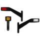Lampa gabarit cu brat 190mm, cotit la 45°, LED, 3 functii, stanga FT-145-L Fristom