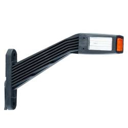 Lampa de gabarit cu brat 190mm, cotit la 45°, LED, 3 functii, dreapta FT-145-P Fristom Lampa de gabarit cu brat 190mm, cotit la 45°, LED, 3 functii, dreapta FT-145-P Fristom