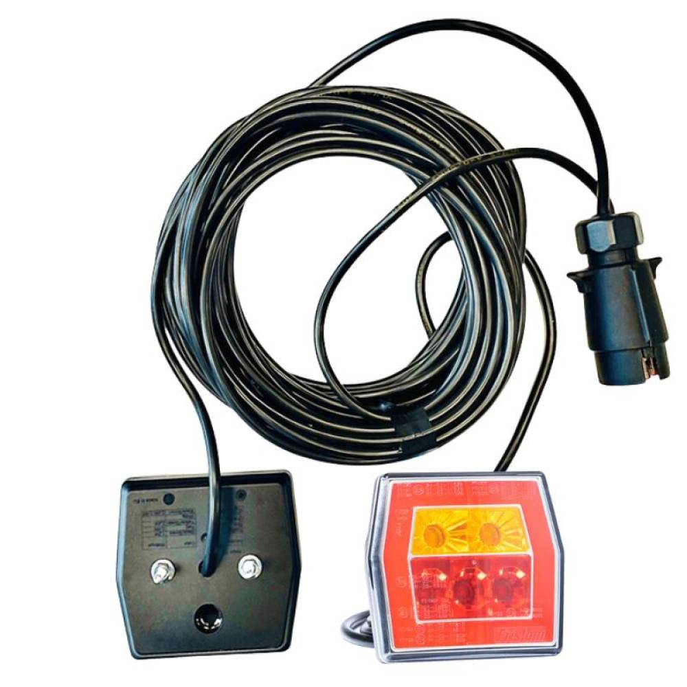 Kit lampi remorca, cablu 2x 7m, fisa 7 pini, RLZ05-01 Fristom