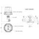 Girofar 12/24V, h196, 48 LED-uri, prindere cu tija flexi, 17W, LDO 2276 Horpol