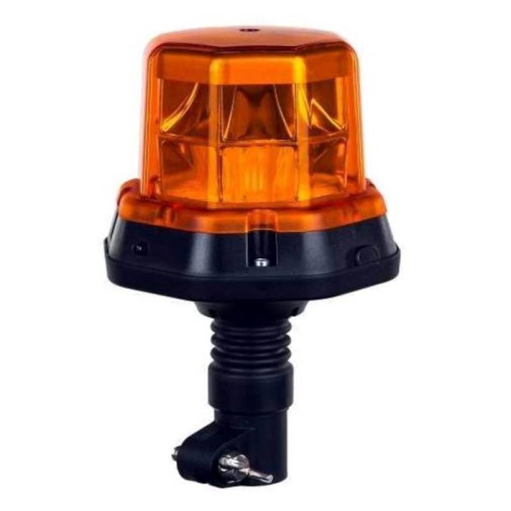 Girofar 12/24V, h196, 48 LED-uri, prindere cu tija flexi, 17W, LDO 2276 Horpol