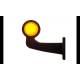Lampa semnalizare cu brat lung 192mm, 18 LED-uri tip neon, clasa Hor102B, LKD 2607 Horpol