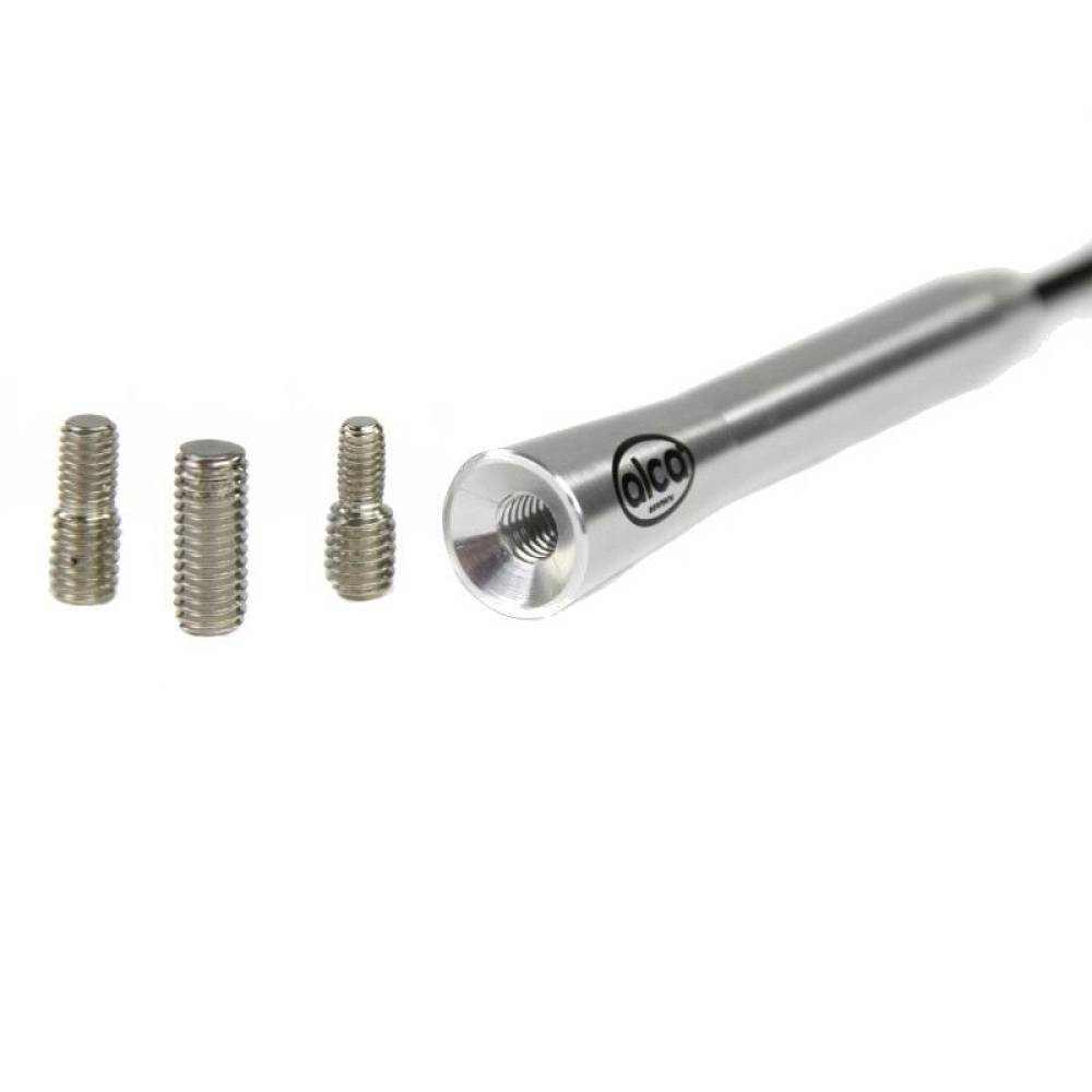 Antena tija 16cm, 3 adaptori, 4, 5, 6mm Premium Antenne XS Chrome 537.11 Alca