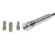Antena tija 16cm, 3 adaptori, 4, 5, 6mm Premium Antenne XS Chrome 537.11 Alca