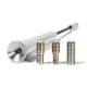 Antena tija 16cm, 3 adaptori, 4, 5, 6mm Premium Antenne XS Chrome 537.11 Alca