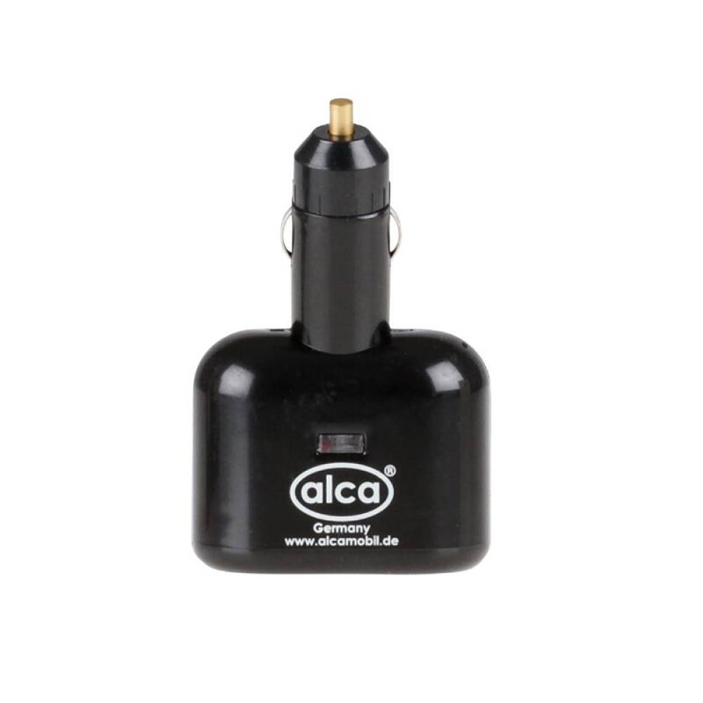 Stecher 1 priza 12V cu 2 USB, 1.0+2.1A, 510.10 Alca Stecher 1 priza 12V cu 2 USB, 1.0+2.1A, 510.10 Alca