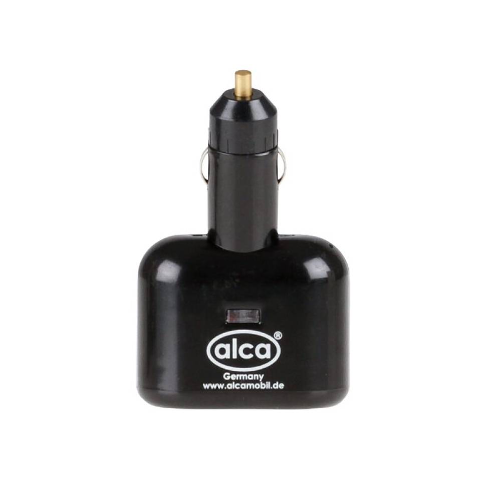 Stecher 1 priza 12V cu 2 USB, 1.0+2.1A, 510.10 Alca Stecher 1 priza 12V cu 2 USB, 1.0+2.1A, 510.10 Alca