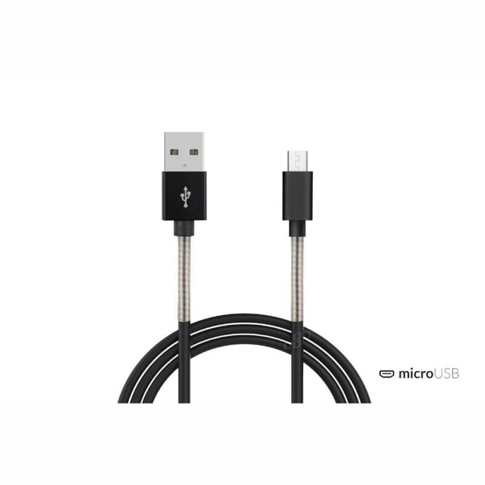 Cablu incarcator micro USB, 1m, premium, Fulllink 2.4A 1m Amio 01431