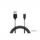 Cablu incarcator micro USB, 1m, premium, Fulllink 2.4A 1m Amio 01431